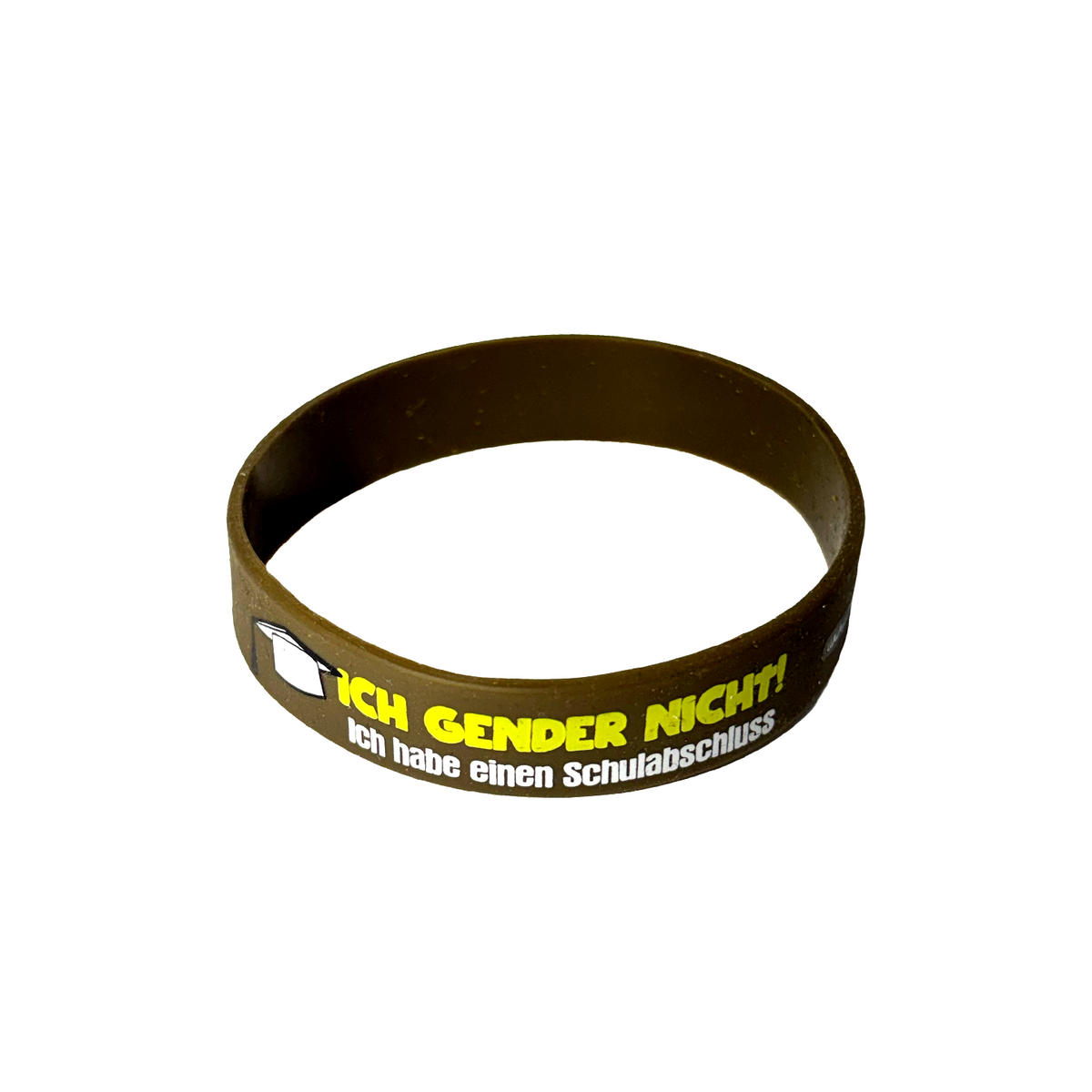 Silikonarmband - Ich gender nicht ich habe einen Schulabschluss
