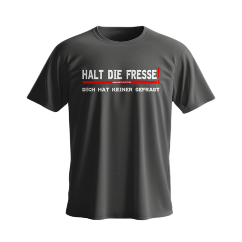 Männer Shirt - Halt die Fresse
