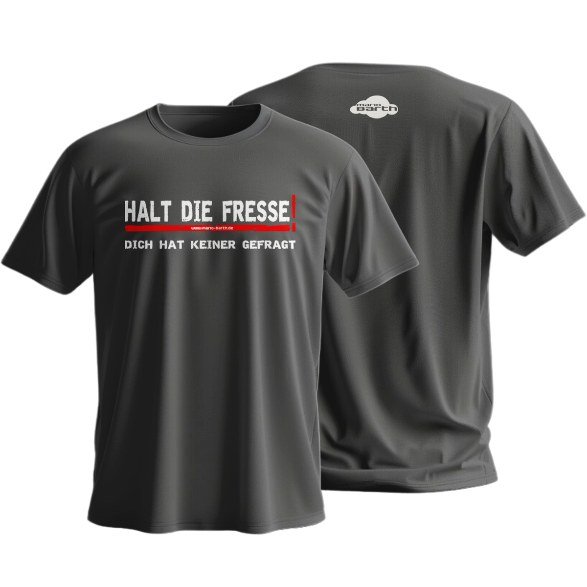 Männer Shirt - Halt die Fresse