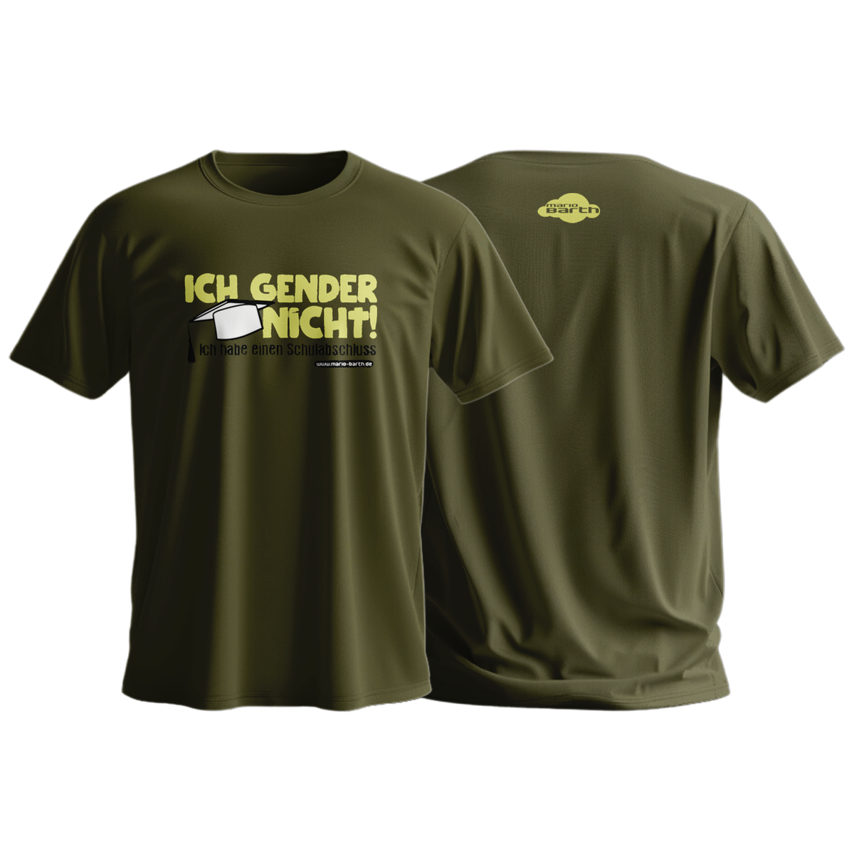 Männer Shirt "Limited Edition" - Ich gender nicht ich habe einen Schulabschluss
