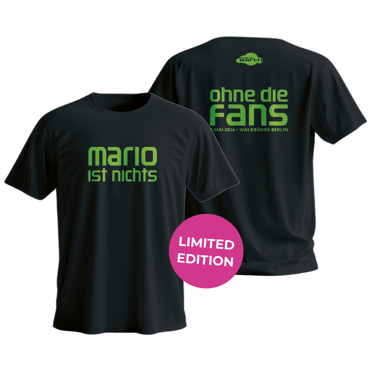 Männer Shirt - Mario ist nichts, ohne die Fans