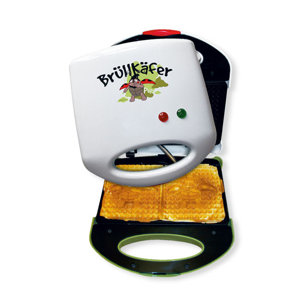 Waffeleisen - Brüllkäfer (mit 3D-Logo Backform)