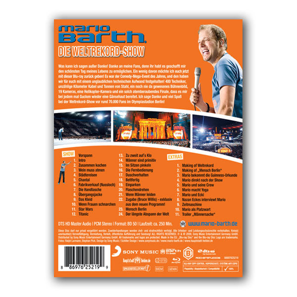 Blu Ray - Weltrekord 2008